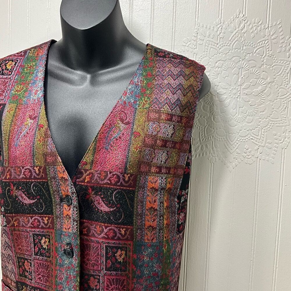 VINTAGE ORVIS Tapestry Vest - Picture 2 of 4